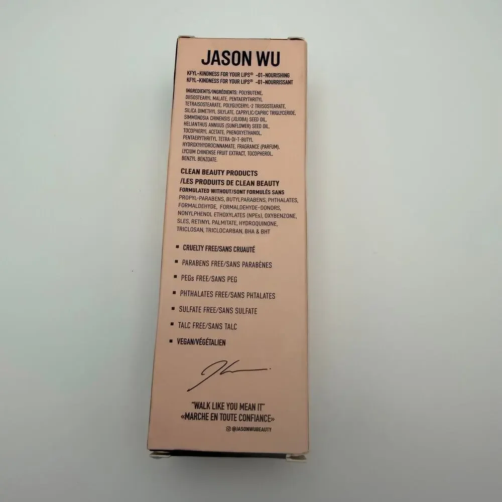Jason Wu Lip Balm & Gloss - Nude Pink and Gold Packaging